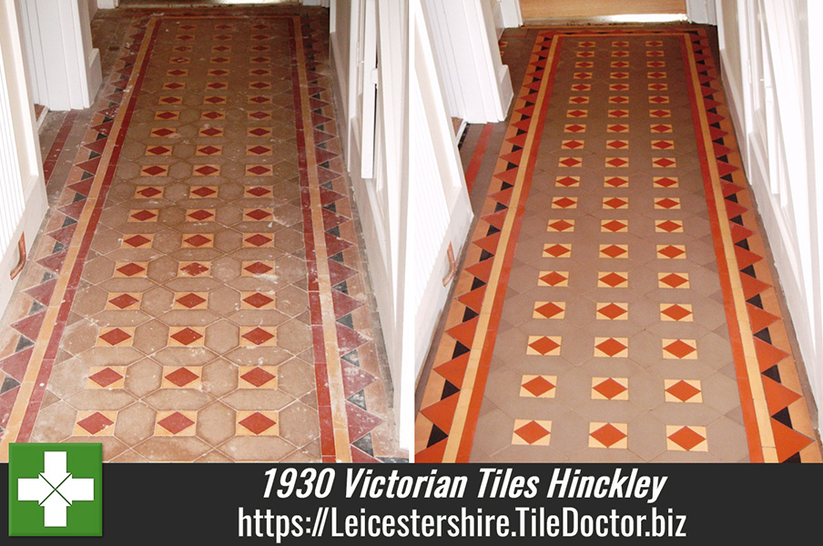 Restoring 1930 Victorian Tiles in Hinckley