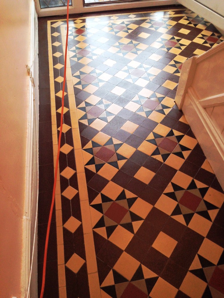 Victorian Tiled Floor Refresh Radford After