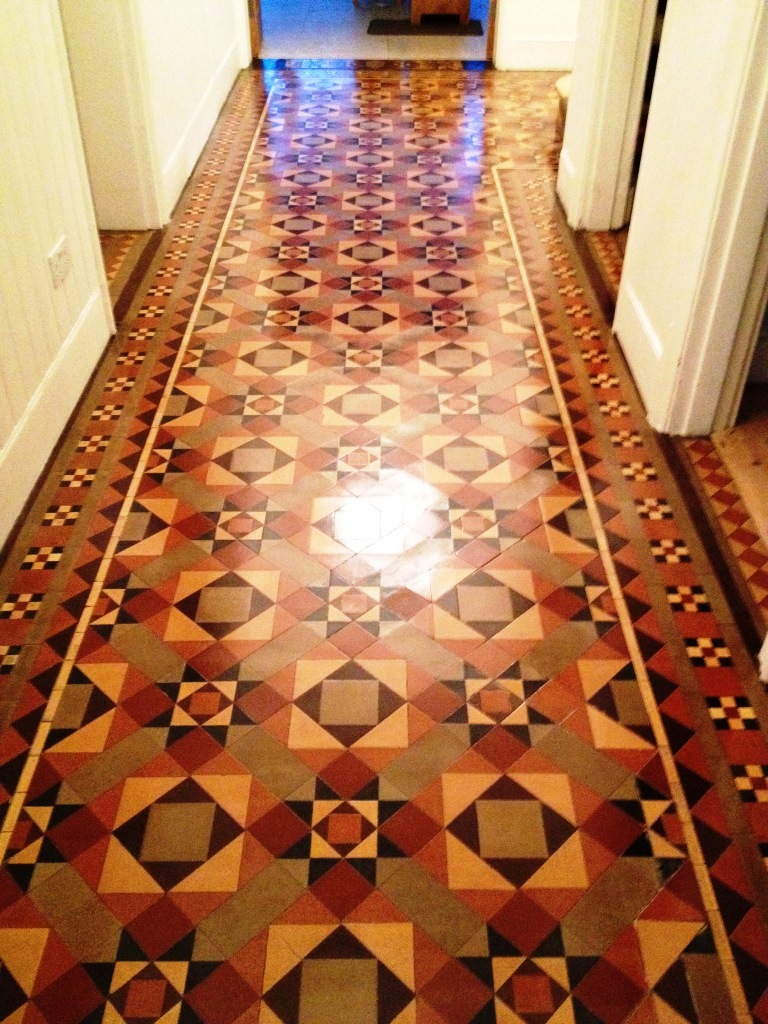 Victorian Tiled Floor Oxford After Cleaning
