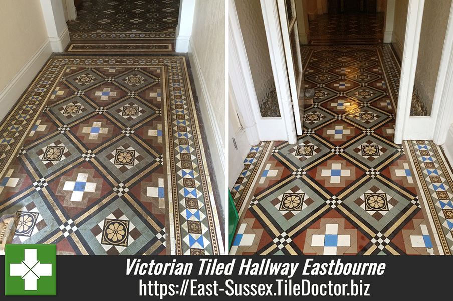 Restoring a Victorian Tiled Hallway in Eastbourne