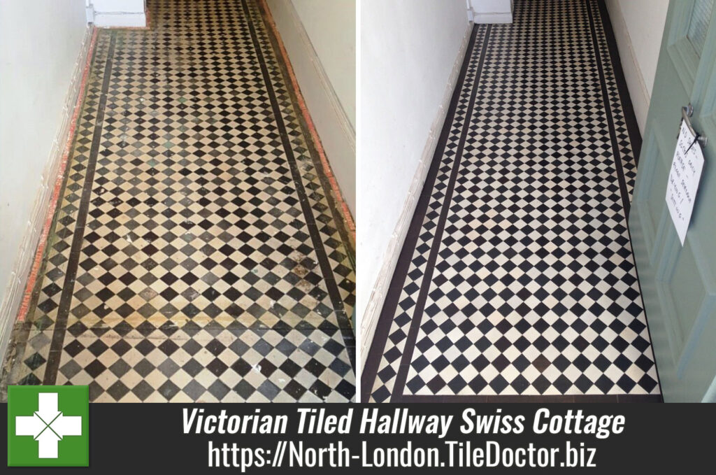 Restoring a Victorian Tiled Hallway in Swiss Cottage