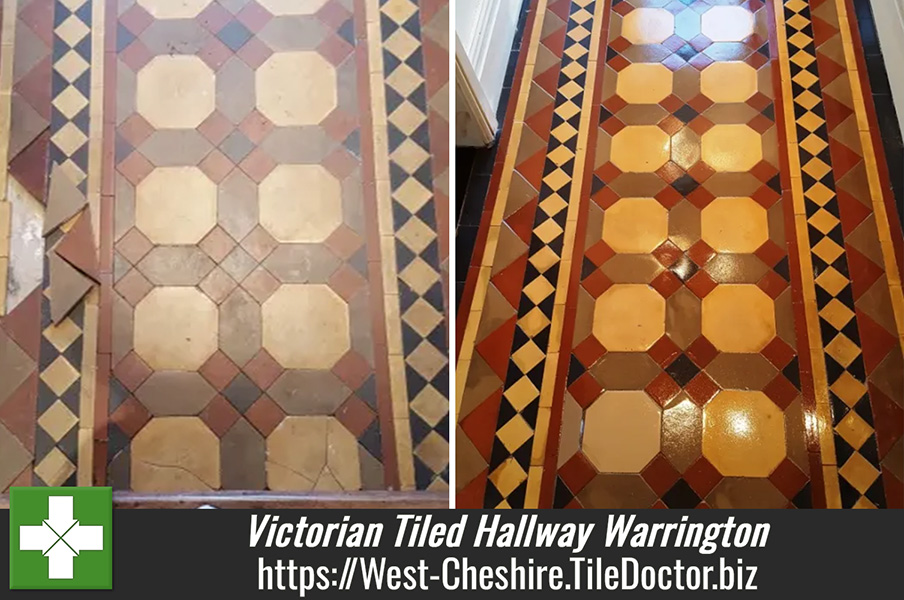 Full Restoration Of A Victorian Tiled Hallway In Warrington