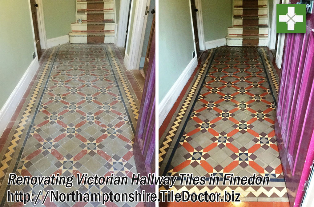 Renovating Victorian Hallway Tiles in Finedon