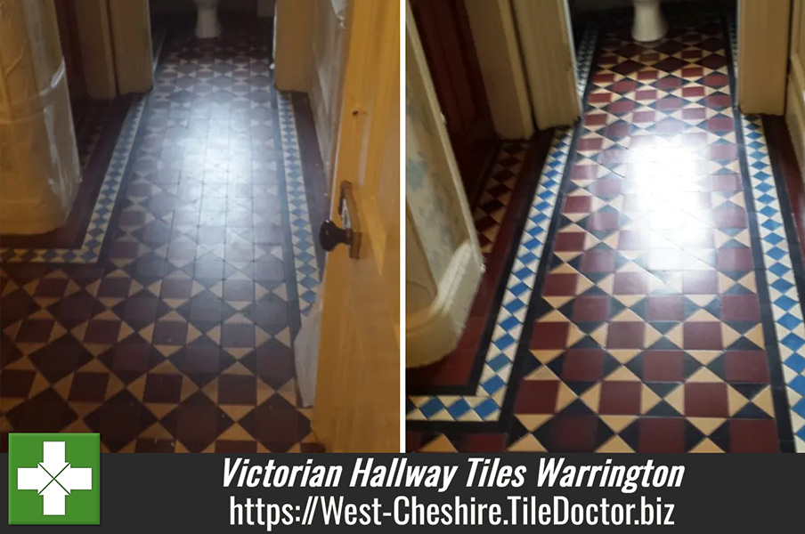 Restoring Life to Victorian Hallway Tiles in Warrington
