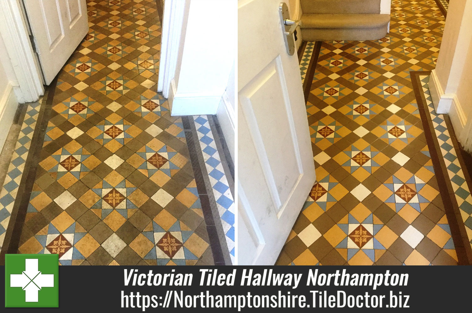 Restoring a Victorian Tiled Hallway in Northampton