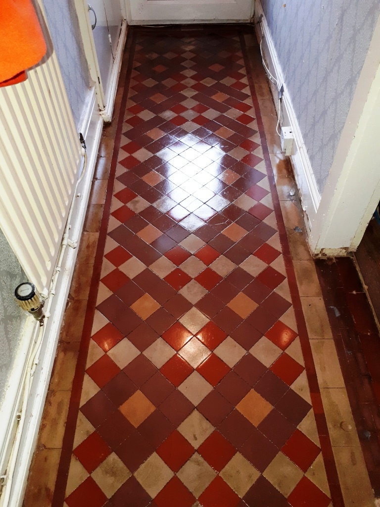 Victorian Tiled Hallway After Restoration Erdington