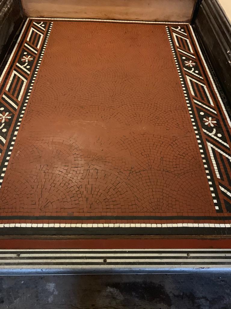 Tessera Mosaic Floor After Restoration Lace Market Nottingham City