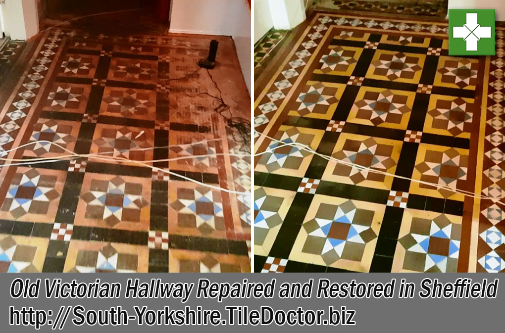 Old Victorian Floor Before After Restoration Sheffield