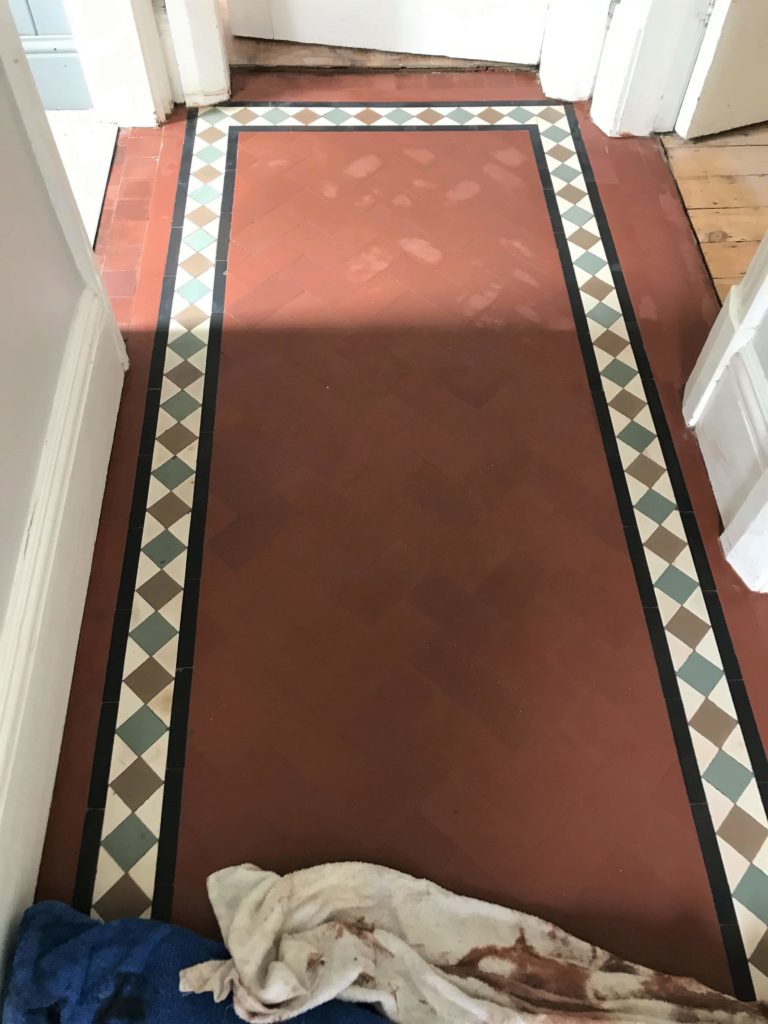 Classic Victorian Tiled Hallway Restoration In Coventry - Cleaning And ...