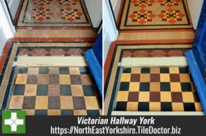 Victorian Tiled Hallway Floor Renovation York