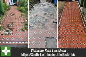 Victorian Tiled Path Restoration Lewisham