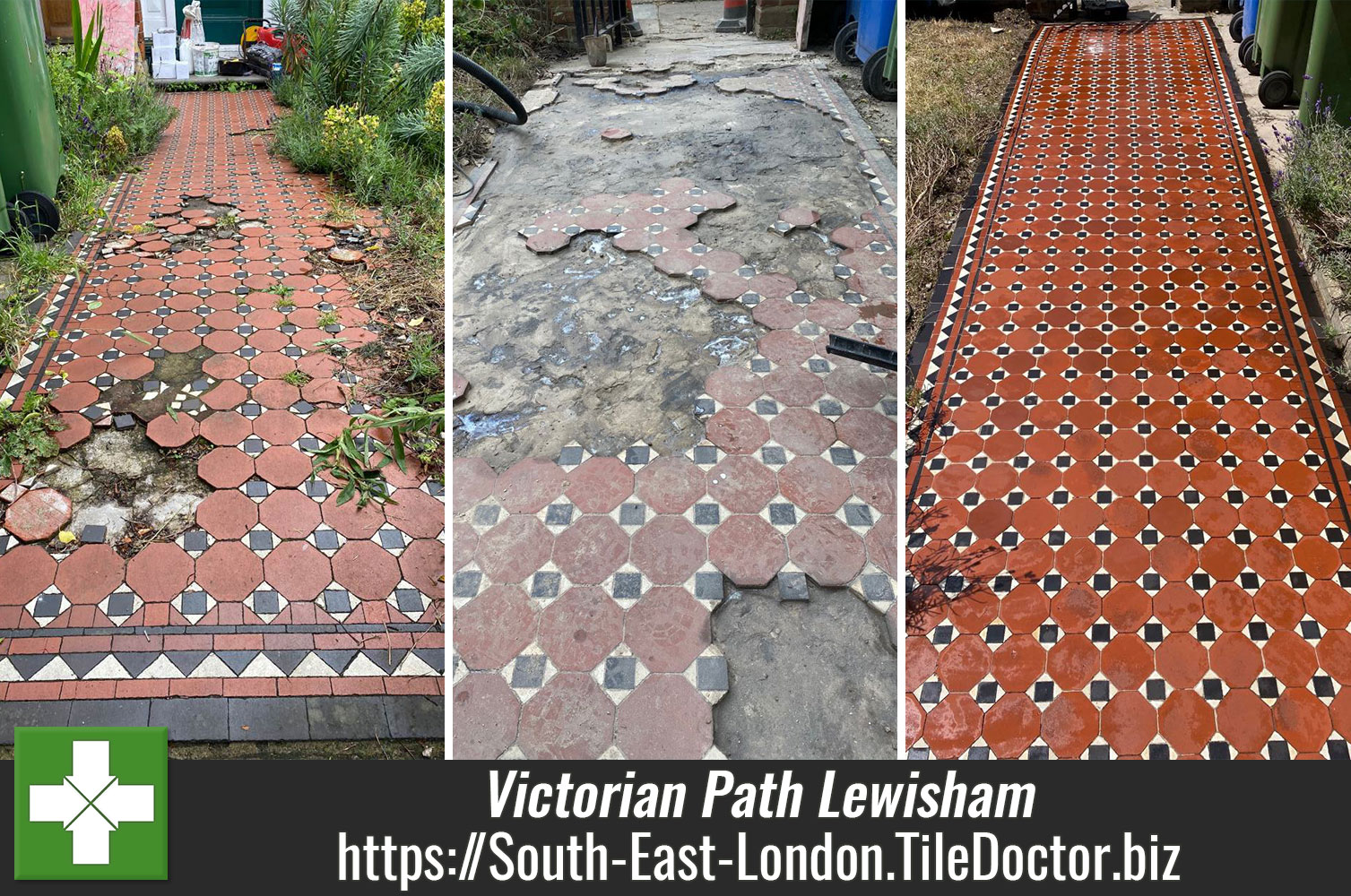 Victorian Tiled Path Restoration Lewisham