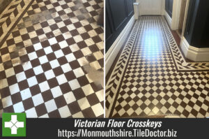 Victorian Hallway Floor Renovation Crosskeys Newport
