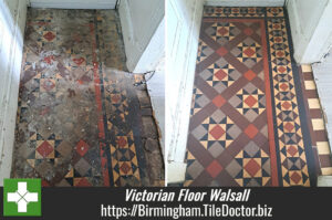 Victorian Tiled Floor Restoration Walsall